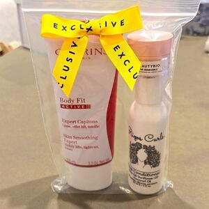New never used Nordstrom Beauty Exclusive set Clarins, Rizos Curls, Beauty Bio